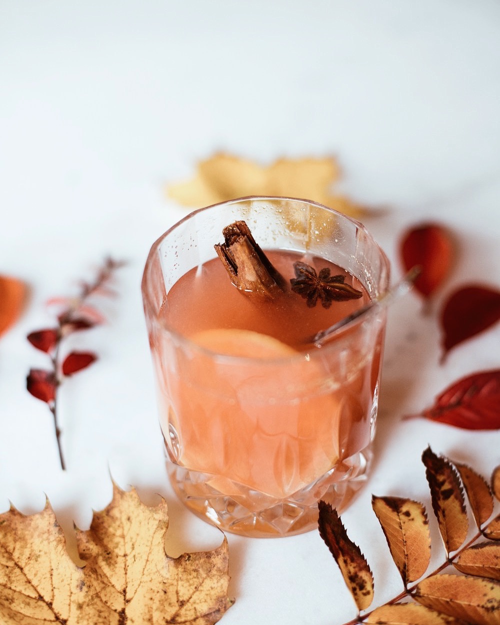 a warm and cozy drink for fall